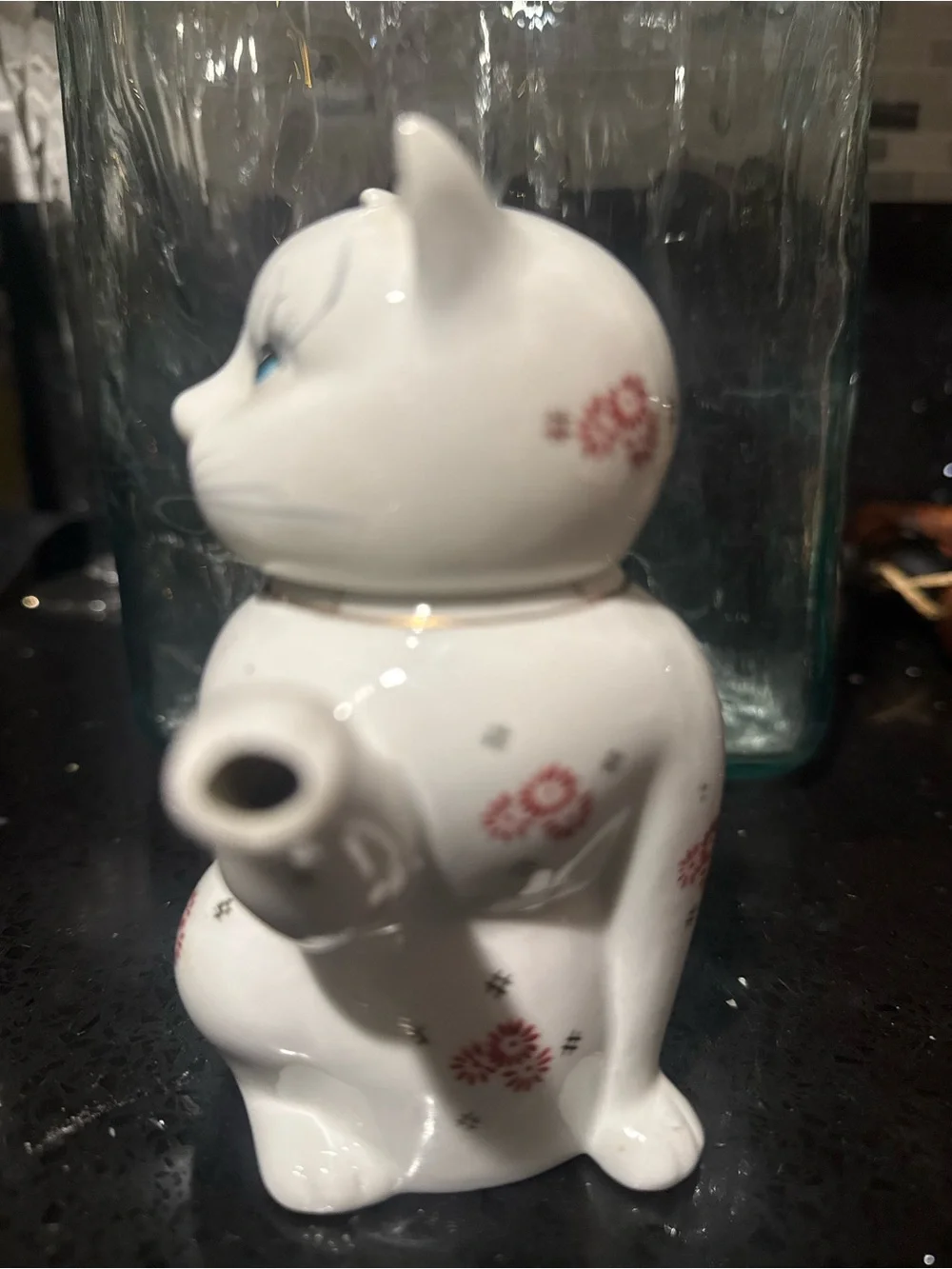 Ceramic White Cat Creamer - Decorative Pets Cat Creamer